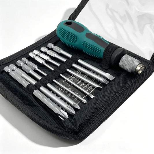 9pcs/set Screwdriver Set Slotted Phillips Screw Driver Magnetic Electrical Home Repair Hand Tool Kit